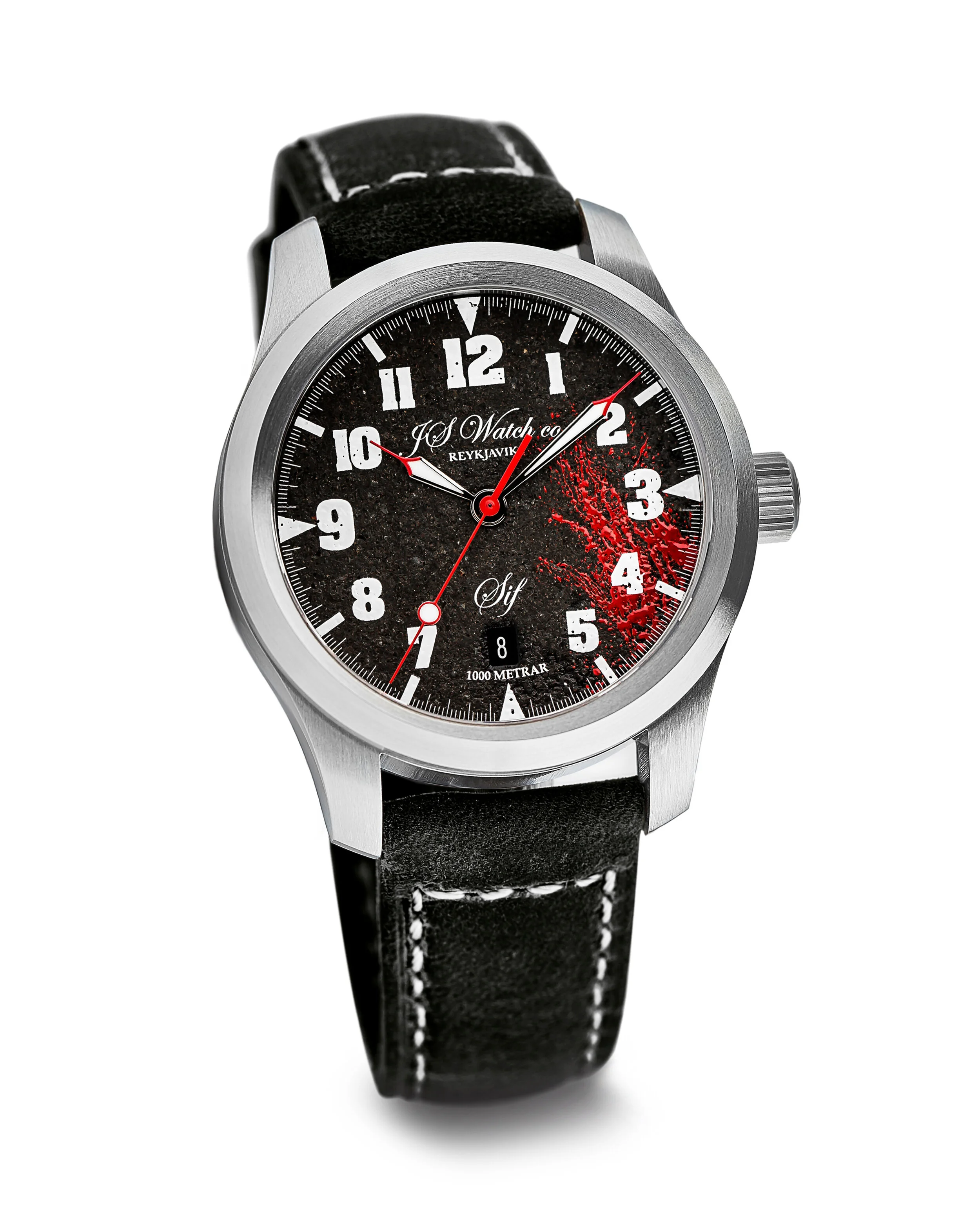 JS Watch Company Reykjavik — Sif NART Volcano Red